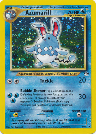 Azumarill (2/111) [Neo Genesis Unlimited] | The Time Vault CA