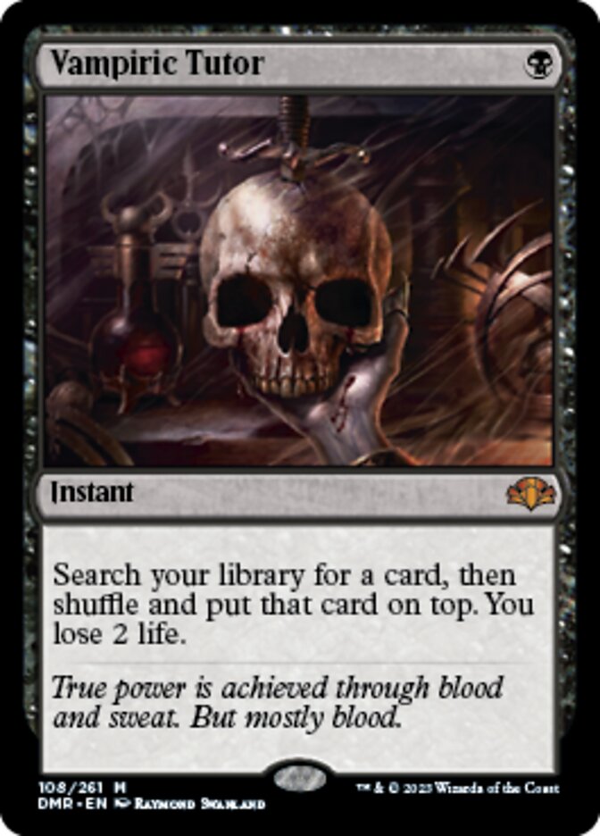 Vampiric Tutor [Dominaria Remastered] | The Time Vault CA