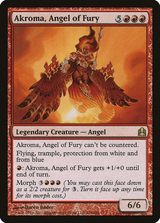 Akroma, Angel of Fury [Commander 2011] | The Time Vault CA