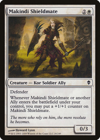 Makindi Shieldmate [Zendikar] | The Time Vault CA