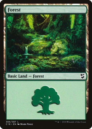 Forest (306) [Commander 2018] | The Time Vault CA