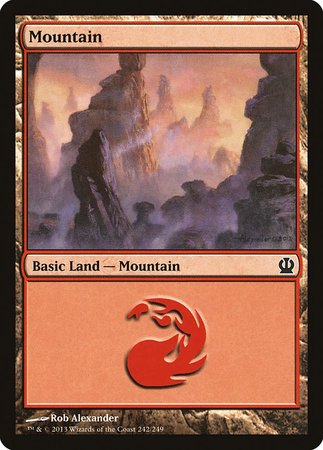 Mountain (242) [Theros] | The Time Vault CA