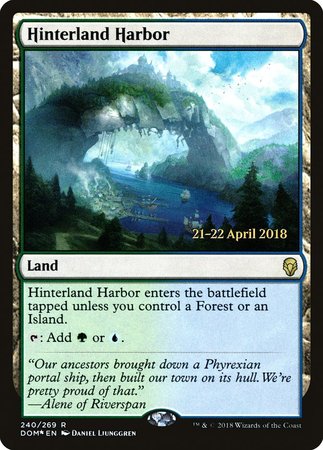 Hinterland Harbor [Dominaria Promos] | The Time Vault CA