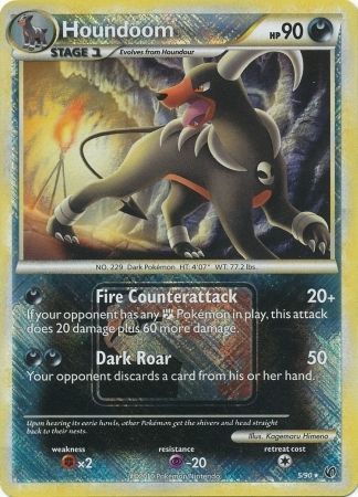 Houndoom (5/90) (League Promo) [HeartGold & SoulSilver: Undaunted] | The Time Vault CA