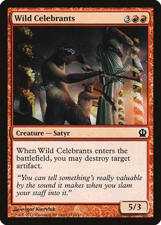 Wild Celebrants [Theros] | The Time Vault CA