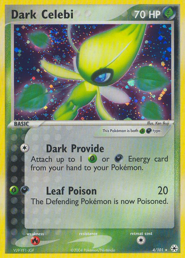 Dark Celebi (4/101) [EX: Hidden Legends] | The Time Vault CA