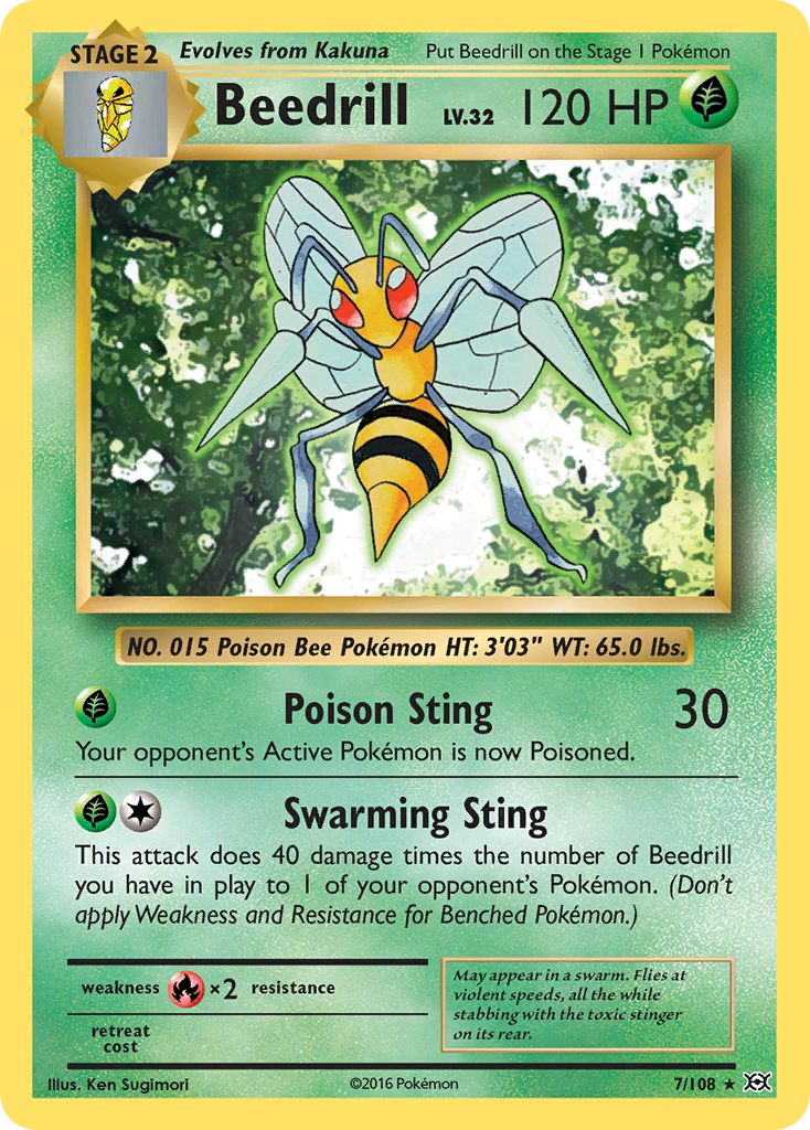 Beedrill (7/108) [XY: Evolutions] | The Time Vault CA