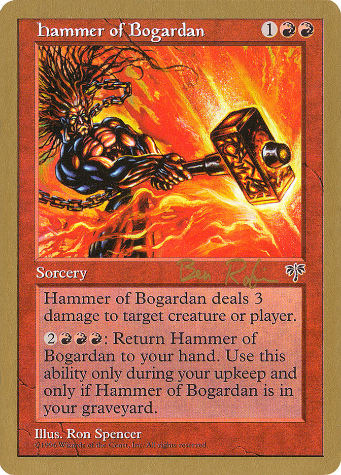 Hammer of Bogardan (Ben Rubin) [World Championship Decks 1998] | The Time Vault CA