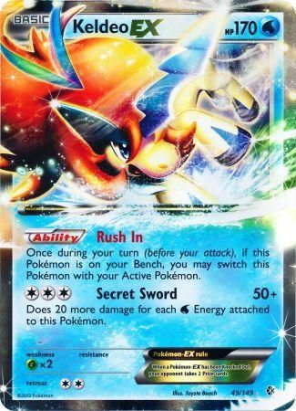 Keldeo EX (49/149) (Jumbo Card) [Black & White: Boundaries Crossed] | The Time Vault CA