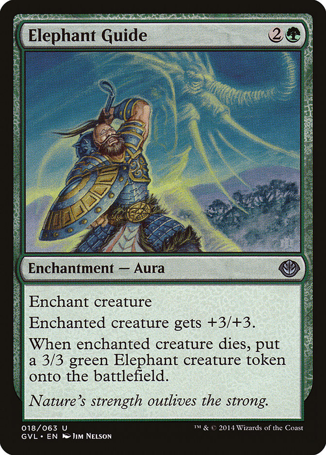 Elephant Guide (Garruk vs. Liliana) [Duel Decks Anthology] | The Time Vault CA