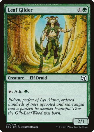 Leaf Gilder [Duel Decks: Elves vs. Inventors] | The Time Vault CA