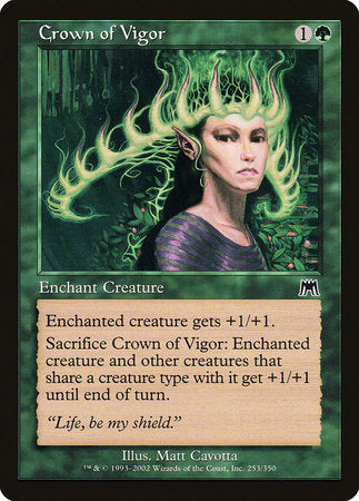 Crown of Vigor [Onslaught] | The Time Vault CA