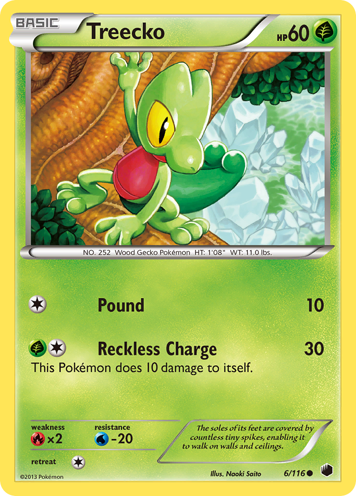 Treecko (6/116) [Black & White: Plasma Freeze] | The Time Vault CA