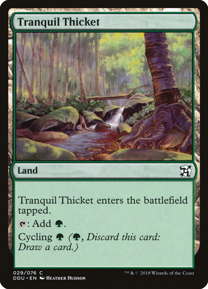 Tranquil Thicket [Duel Decks: Elves vs. Inventors] | The Time Vault CA