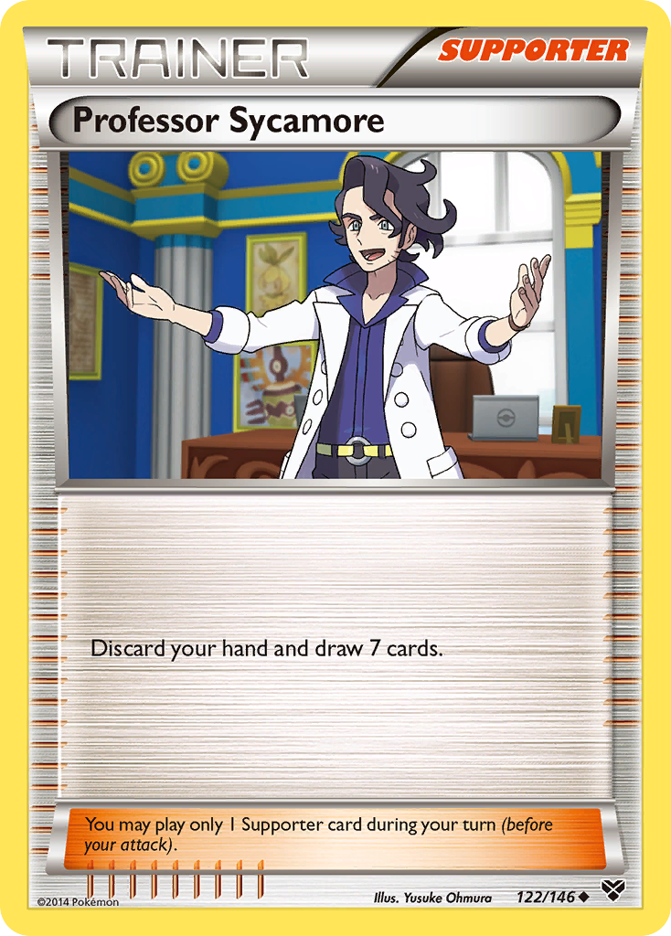 Professor Sycamore (122/146) [XY: Base Set] | The Time Vault CA
