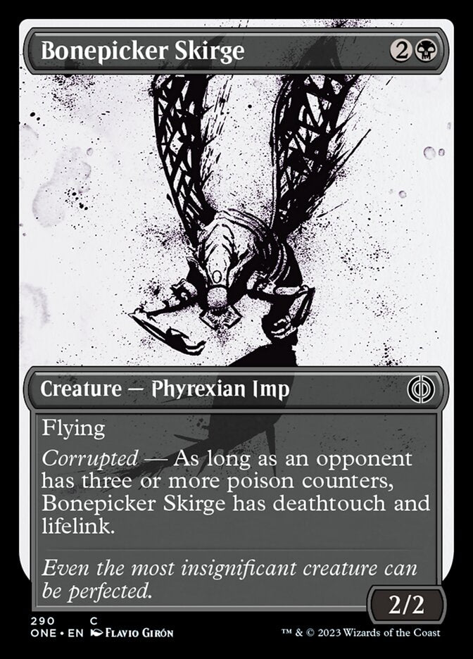 Bonepicker Skirge (Showcase Ichor) [Phyrexia: All Will Be One] | The Time Vault CA