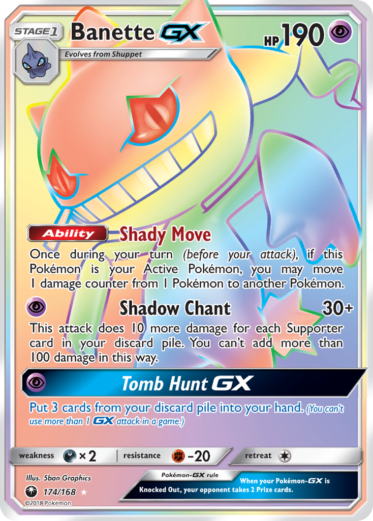 Banette GX (174/168) [Sun & Moon: Celestial Storm] | The Time Vault CA