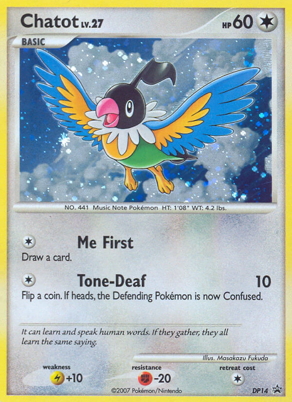 Chatot (DP14) [Diamond & Pearl: Black Star Promos] | The Time Vault CA