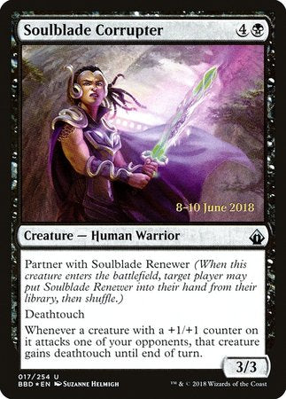 Soulblade Corrupter [Battlebond Promos] | The Time Vault CA