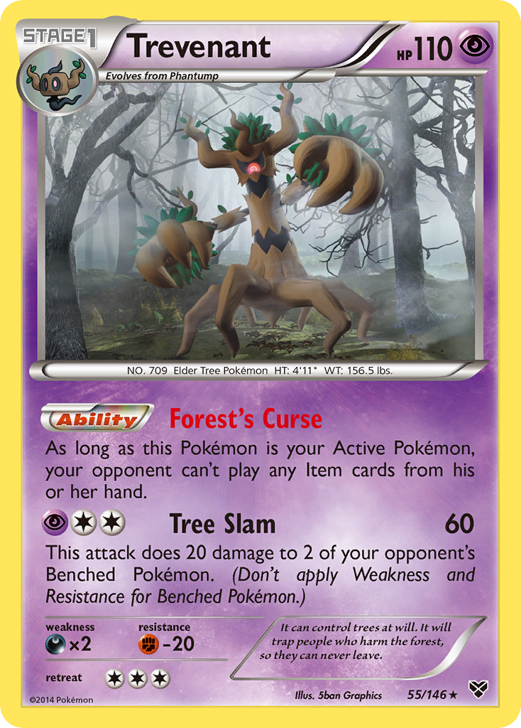 Trevenant (55/146) [XY: Base Set] | The Time Vault CA