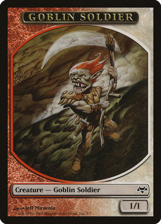 Goblin Soldier Token [Eventide Tokens] | The Time Vault CA