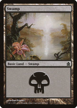 Swamp (307) [Commander 2011] | The Time Vault CA