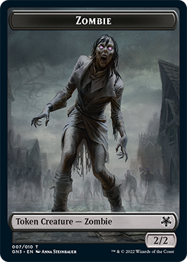 Zombie // Angel Double-Sided Token [Game Night: Free-for-All Tokens] | The Time Vault CA