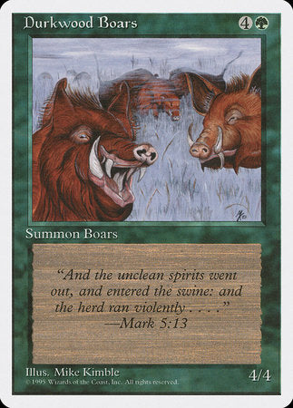 Durkwood Boars [Fourth Edition] | The Time Vault CA