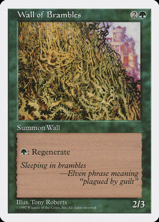 Wall of Brambles [Fifth Edition] | The Time Vault CA