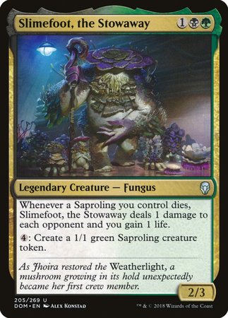 Slimefoot, the Stowaway [Dominaria] | The Time Vault CA