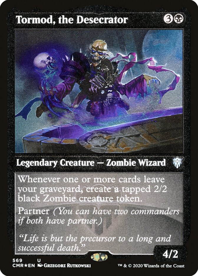 Tormod, the Desecrator (Foil Etched) [Commander Legends] | The Time Vault CA