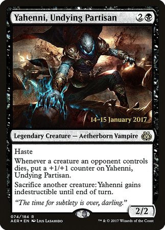 Yahenni, Undying Partisan [Aether Revolt Promos] | The Time Vault CA