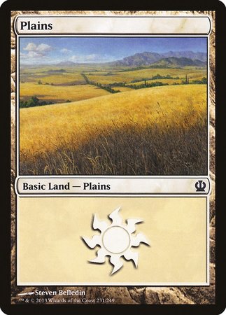 Plains (231) [Theros] | The Time Vault CA