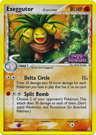 Exeggutor (41/110) (Delta Species) (Stamped) [EX: Holon Phantoms] | The Time Vault CA