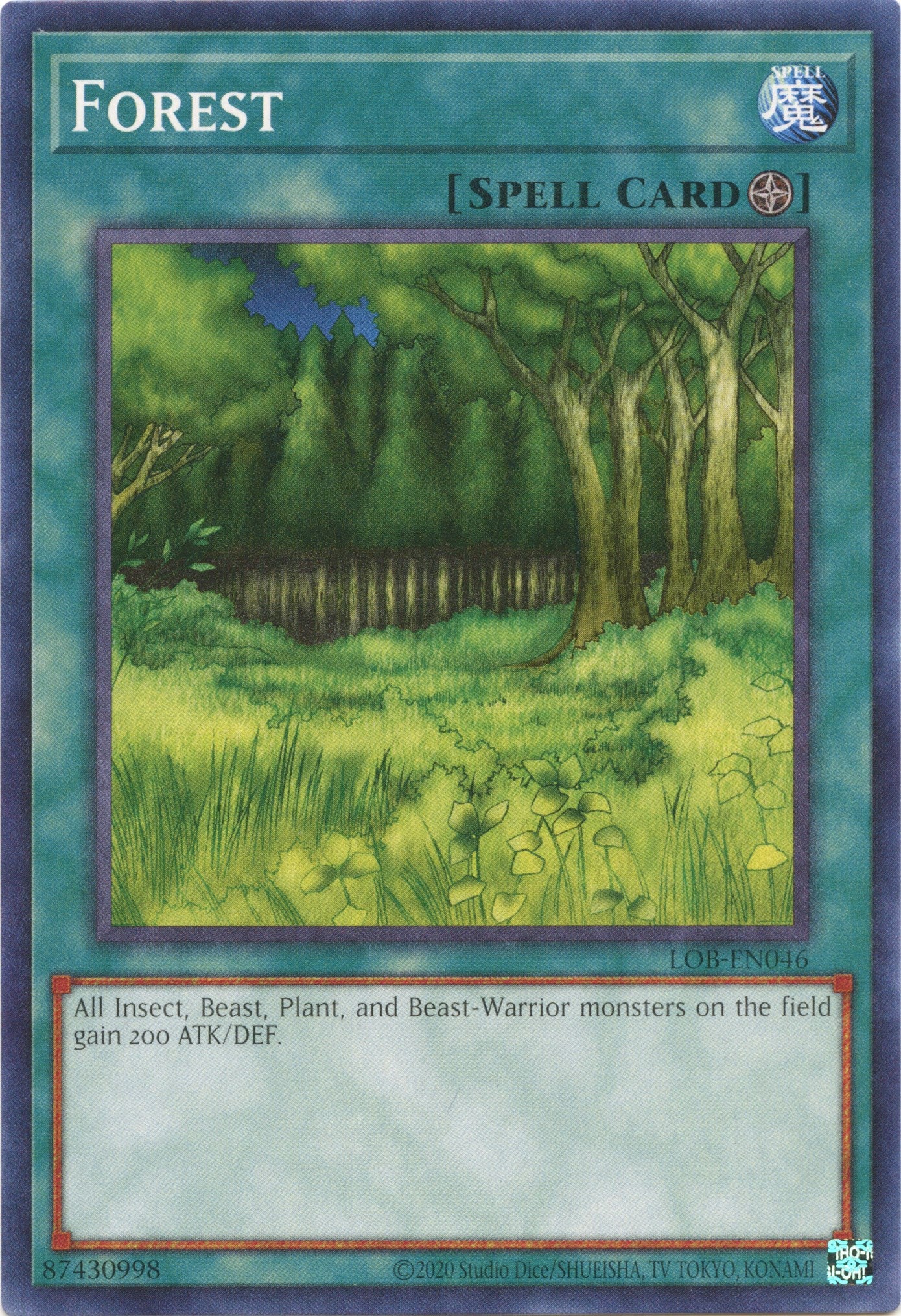 Forest (25th Anniversary) [LOB-EN046] Common | The Time Vault CA