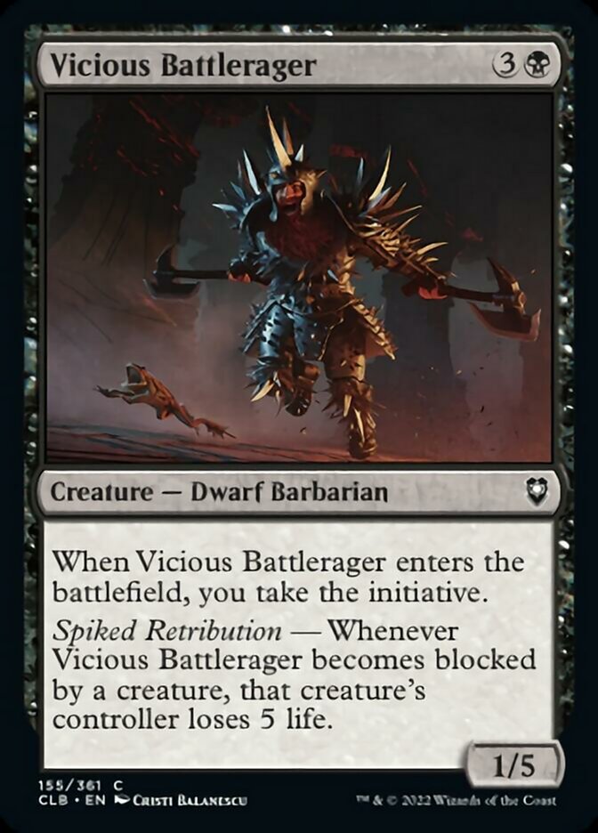 Vicious Battlerager [Commander Legends: Battle for Baldur's Gate] | The Time Vault CA