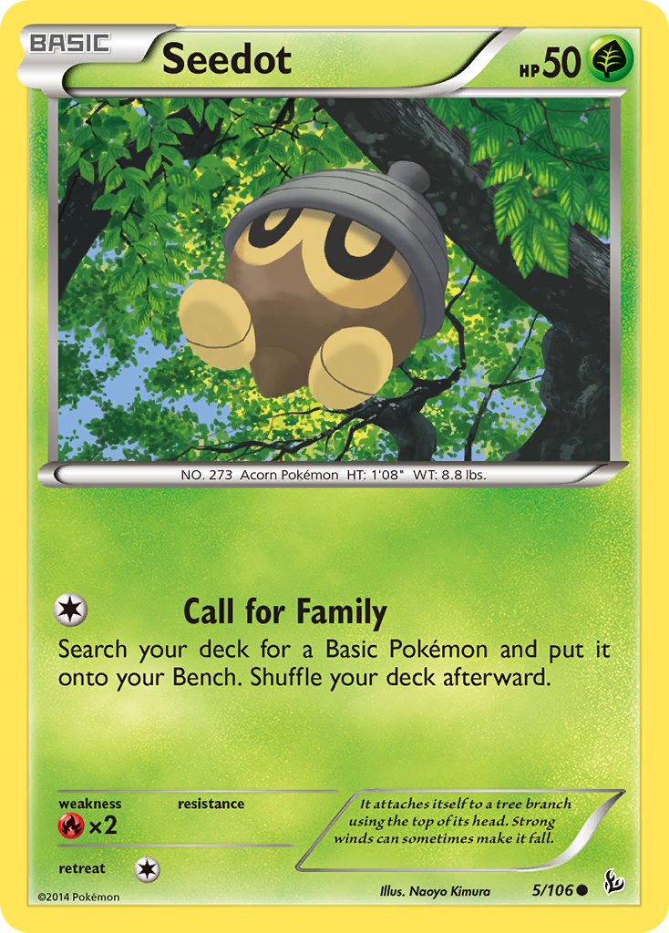 Seedot (5/106) [XY: Flashfire] | The Time Vault CA