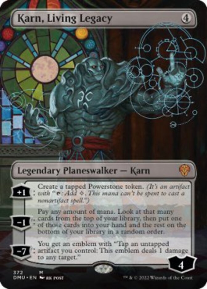 Karn, Living Legacy (Borderless) [Dominaria United] | The Time Vault CA