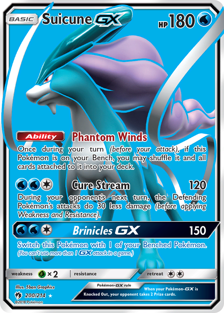 Suicune GX (200/214) [Sun & Moon: Lost Thunder] | The Time Vault CA
