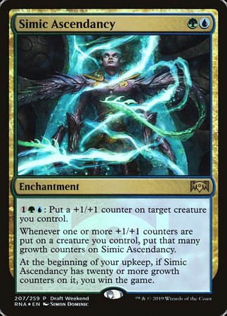 Simic Ascendancy [Ravnica Allegiance Promos] | The Time Vault CA