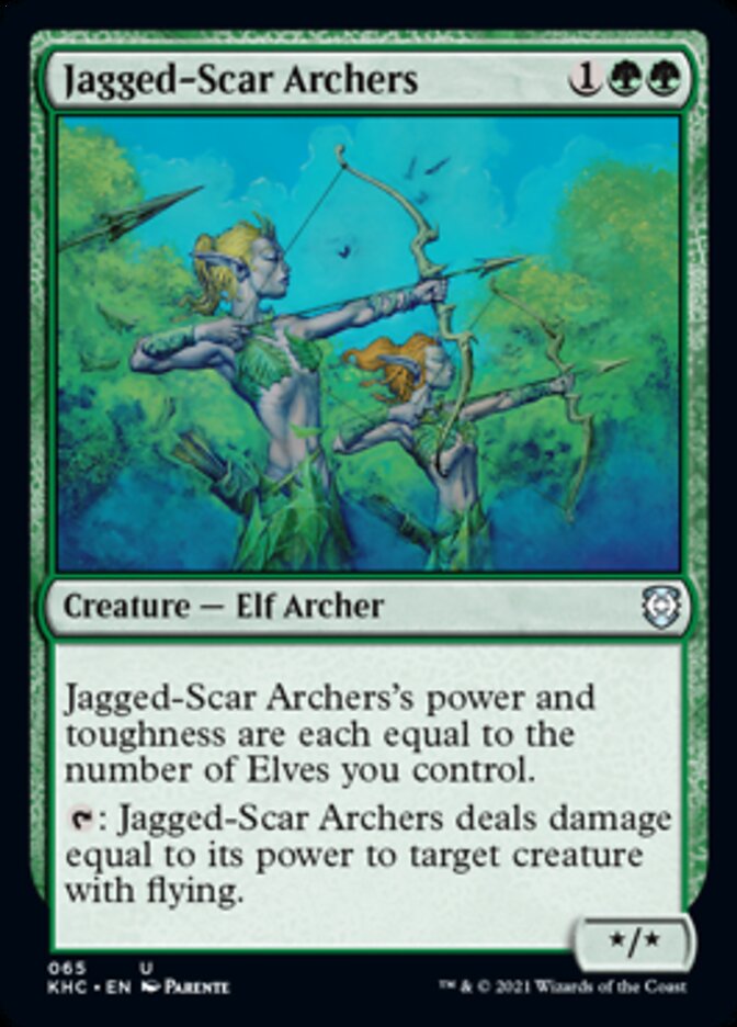 Jagged-Scar Archers [Kaldheim Commander] | The Time Vault CA