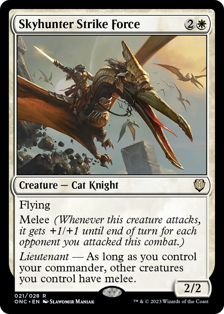 Skyhunter Strike Force [Phyrexia: All Will Be One Commander] | The Time Vault CA