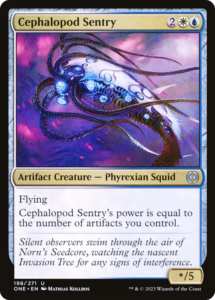 Cephalopod Sentry [Phyrexia: All Will Be One] | The Time Vault CA