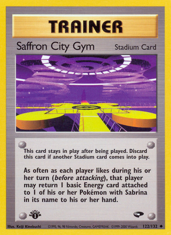 Saffron City Gym (122/132) [Gym Challenge 1st Edition] | The Time Vault CA