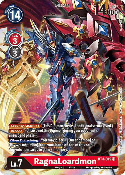 RagnaLoardmon [BT3-019] [Release Special Booster Ver.1.5] | The Time Vault CA