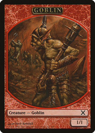 Goblin Token [Tenth Edition Tokens] | The Time Vault CA