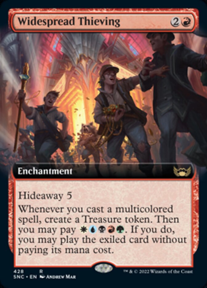 Widespread Thieving (Extended Art) [Streets of New Capenna] | The Time Vault CA