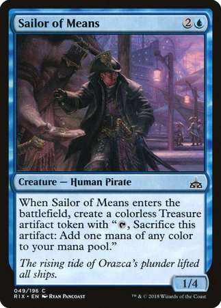 Sailor of Means [Rivals of Ixalan] | The Time Vault CA