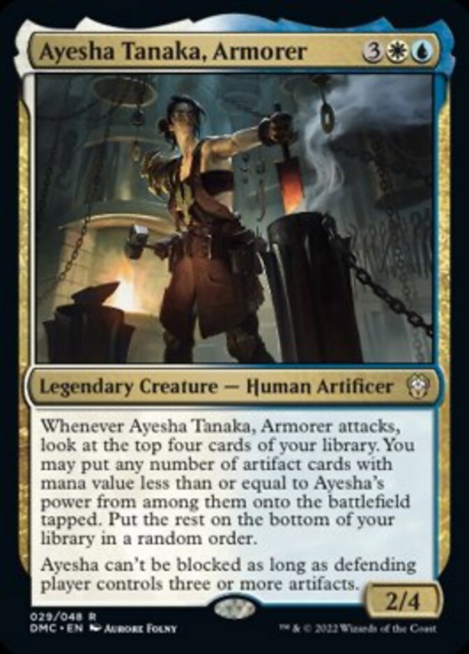 Ayesha Tanaka, Armorer [Dominaria United Commander] | The Time Vault CA