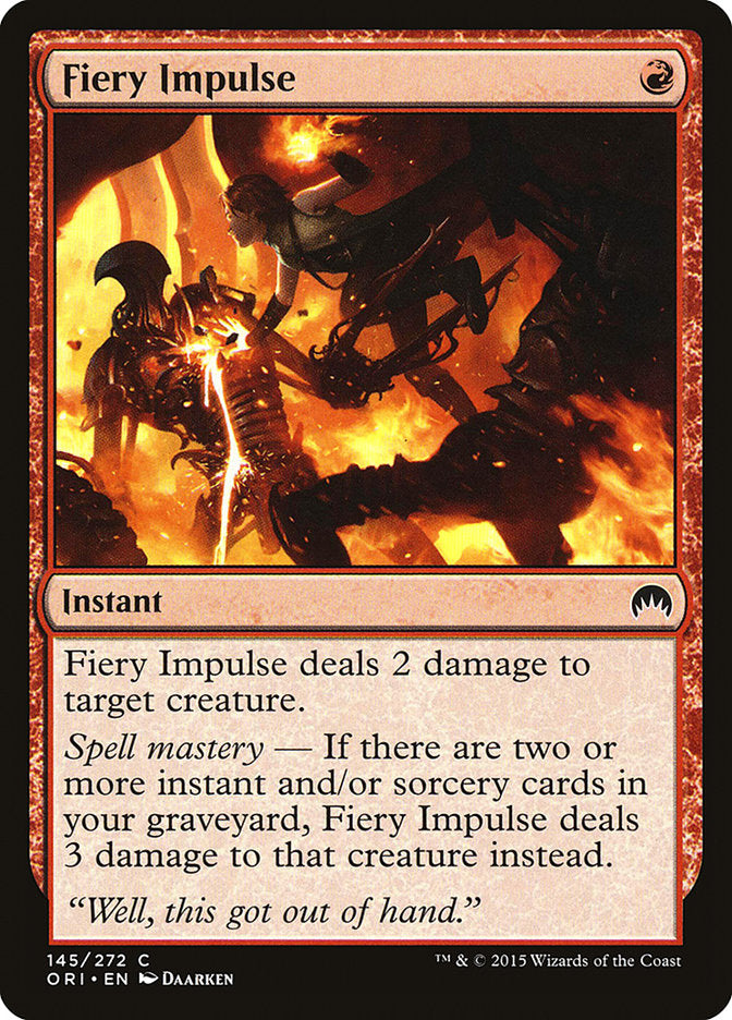 Fiery Impulse [Magic Origins] | The Time Vault CA
